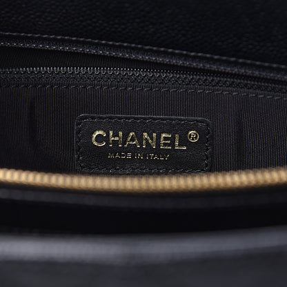 Chanel Caviar Quilted Grand Shopping Tote GST Black 6 of 11
