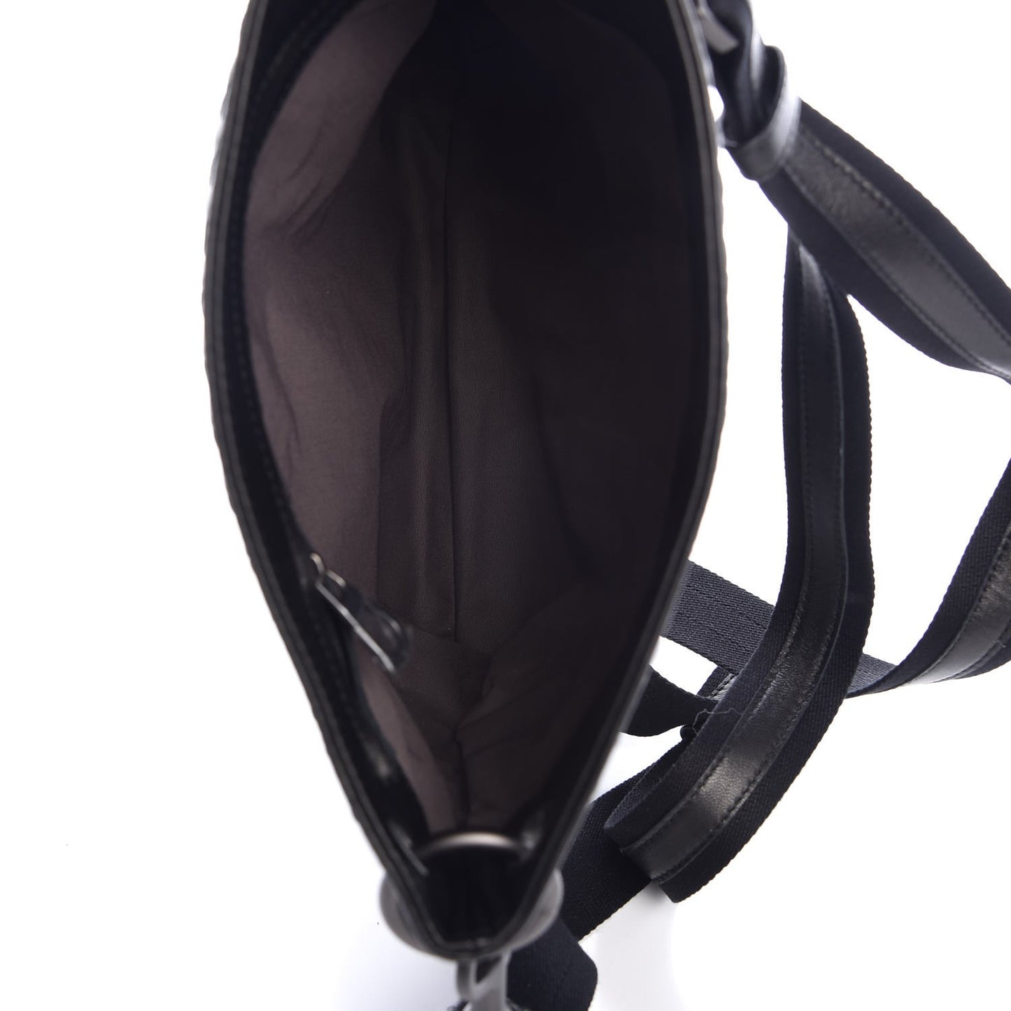 Nappa Intrecciato VN Crossbody Messenger Bag Black