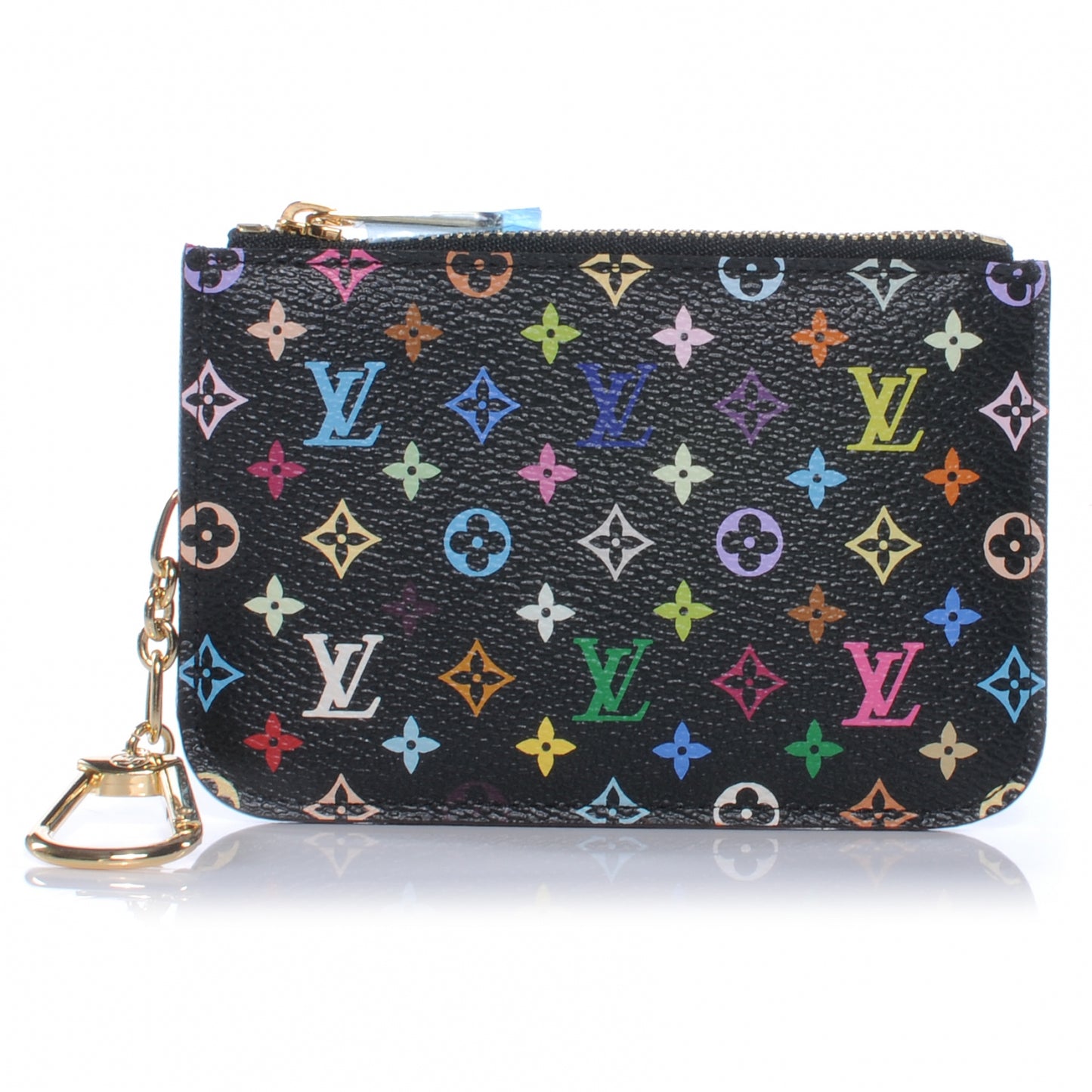 Monogram Multicolor Key Pouch Black Grenade