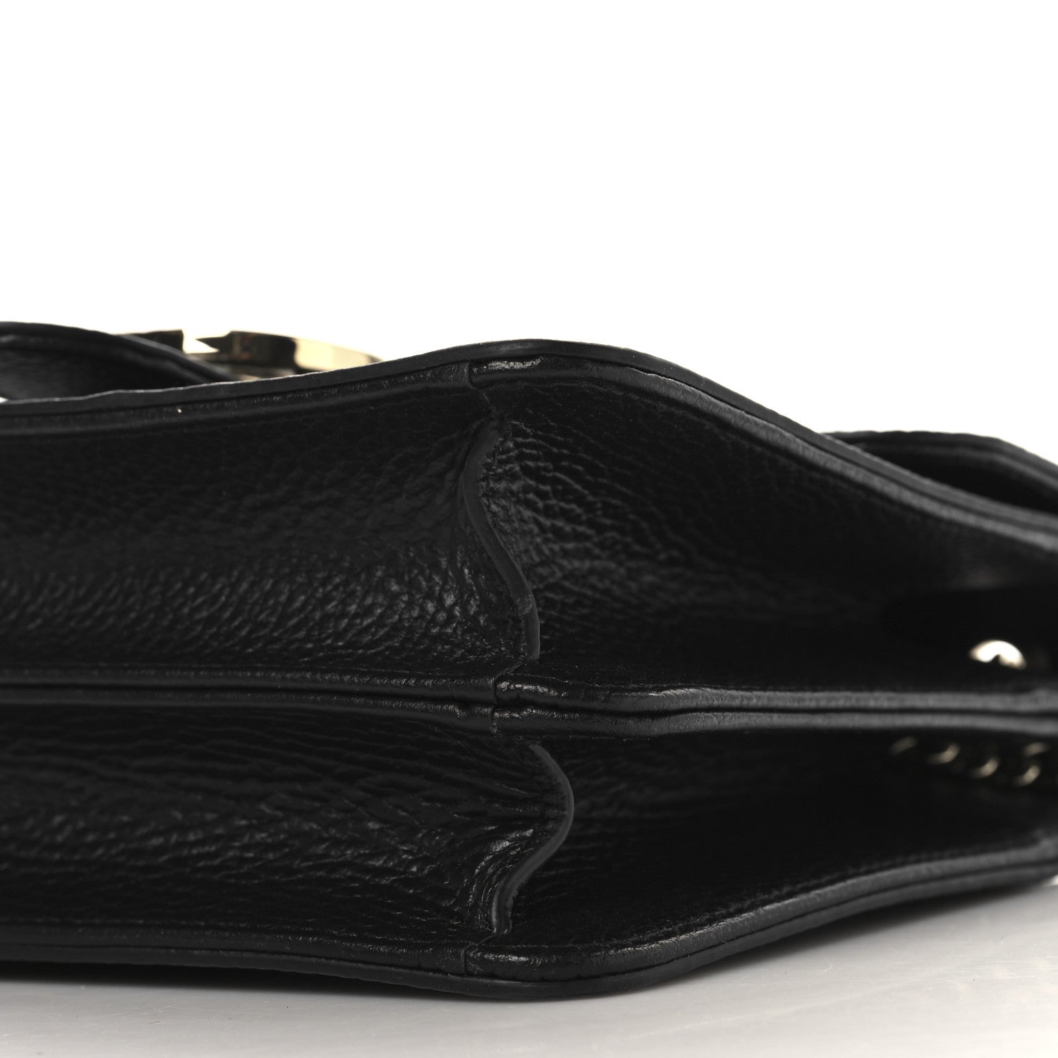 Gucci Dollar Calfskin Small Interlocking G Shoulder Bag Black 11 of 11