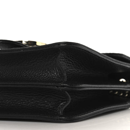 Gucci Dollar Calfskin Small Interlocking G Shoulder Bag Black 11 of 11
