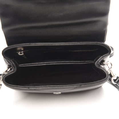 Saint Laurent Calfskin Y Quilted Monogram Toy Loulou Crossbody Bag Black 5 of 14