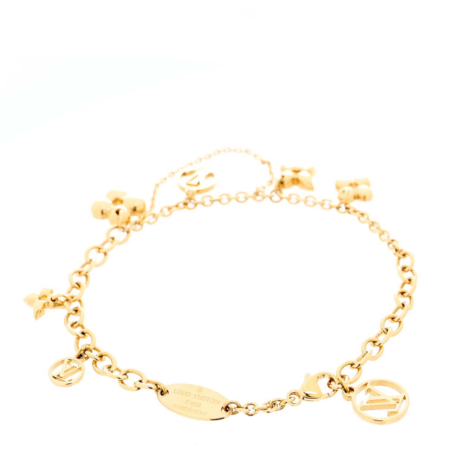 Louis Vuitton Metal Monogram Blooming Supple Bracelet 3 of 6