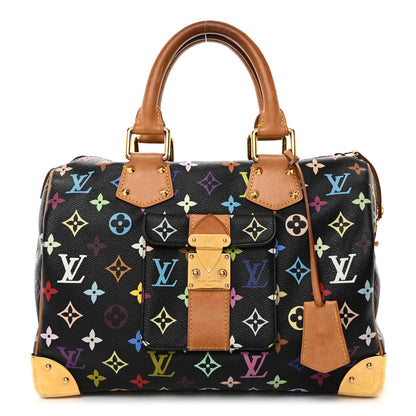 Louis Vuitton Monogram Multicolor Speedy 30 Black 1 of 10