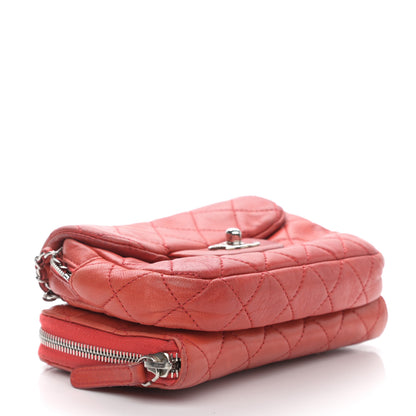Chanel Lambskin Quilted New Mini Flap Red 3 of 12