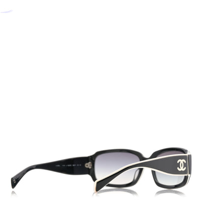 Chanel CC Sunglasses 5144 Black White 4 of 11