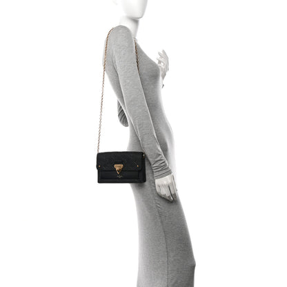 Louis Vuitton Empreinte Vavin Chain Wallet Black 2 of 10
