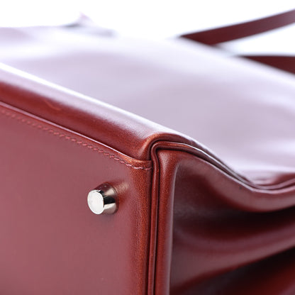 Hermes Box Kelly Retourne 28 Rouge H 37 of 48