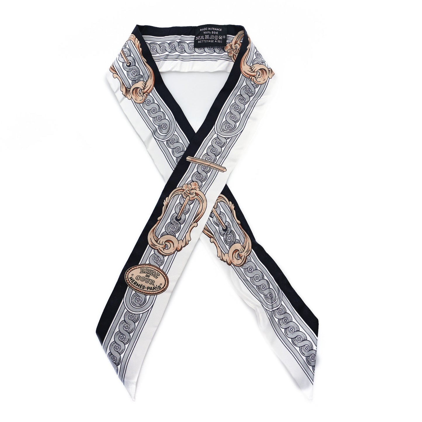 Silk Bride De Cour Twilly Black White Or Rose