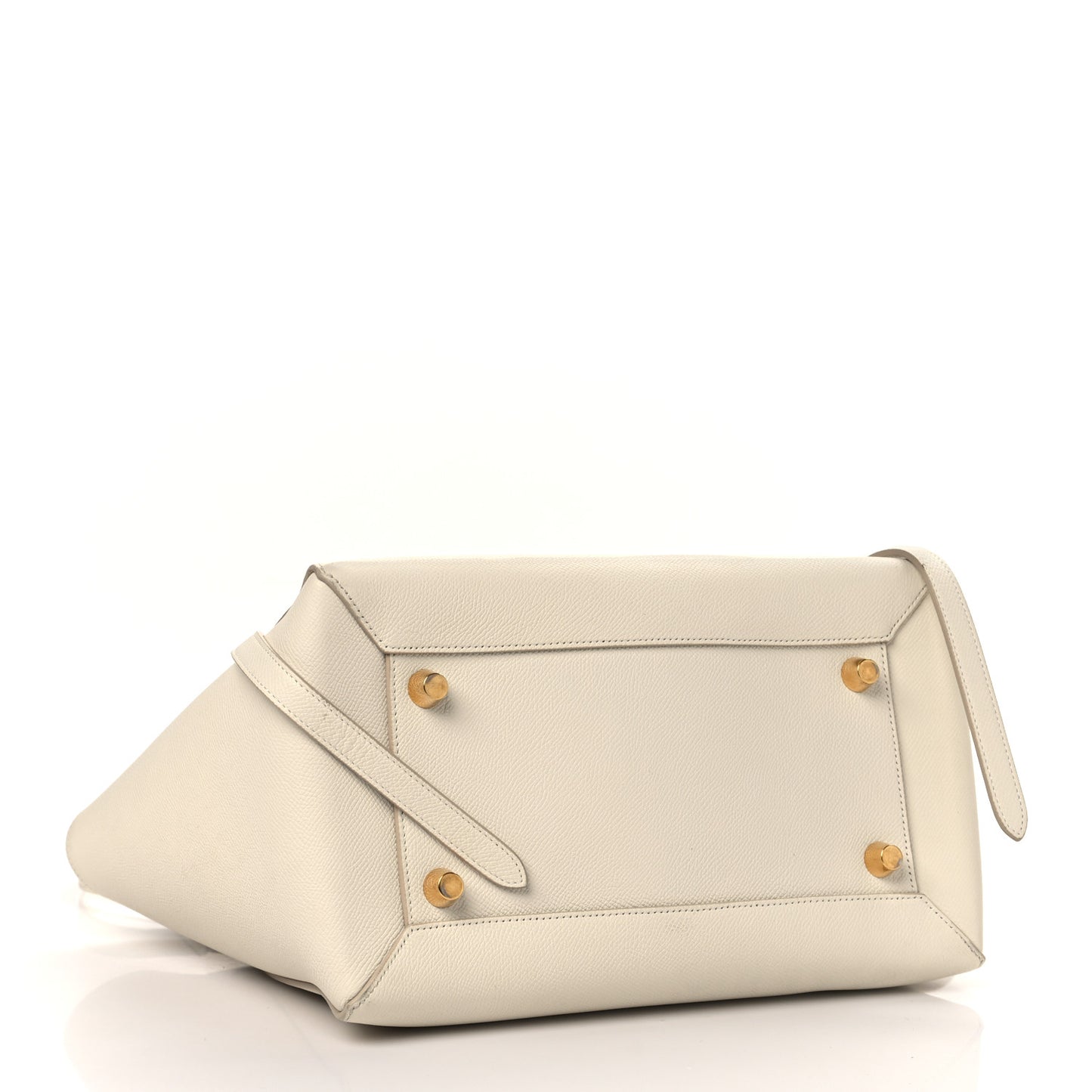Grained Calfskin Mini Belt Bag White