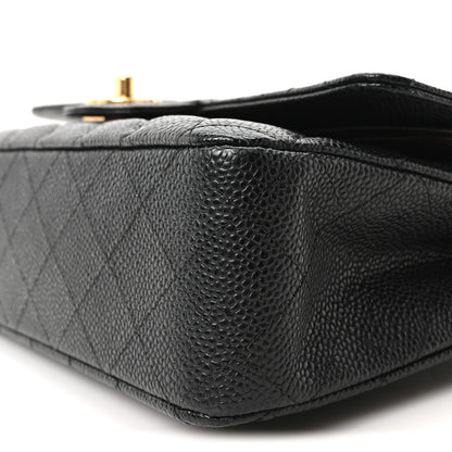 Chanel Caviar Quilted Medium Double Flap Black 10 of 10
