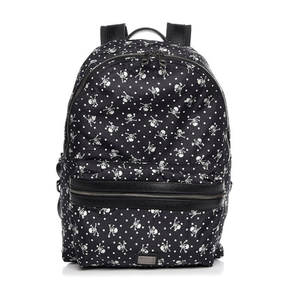 Dolce & Gabbana Nylon Skull Print Backpack Black 1 of 6