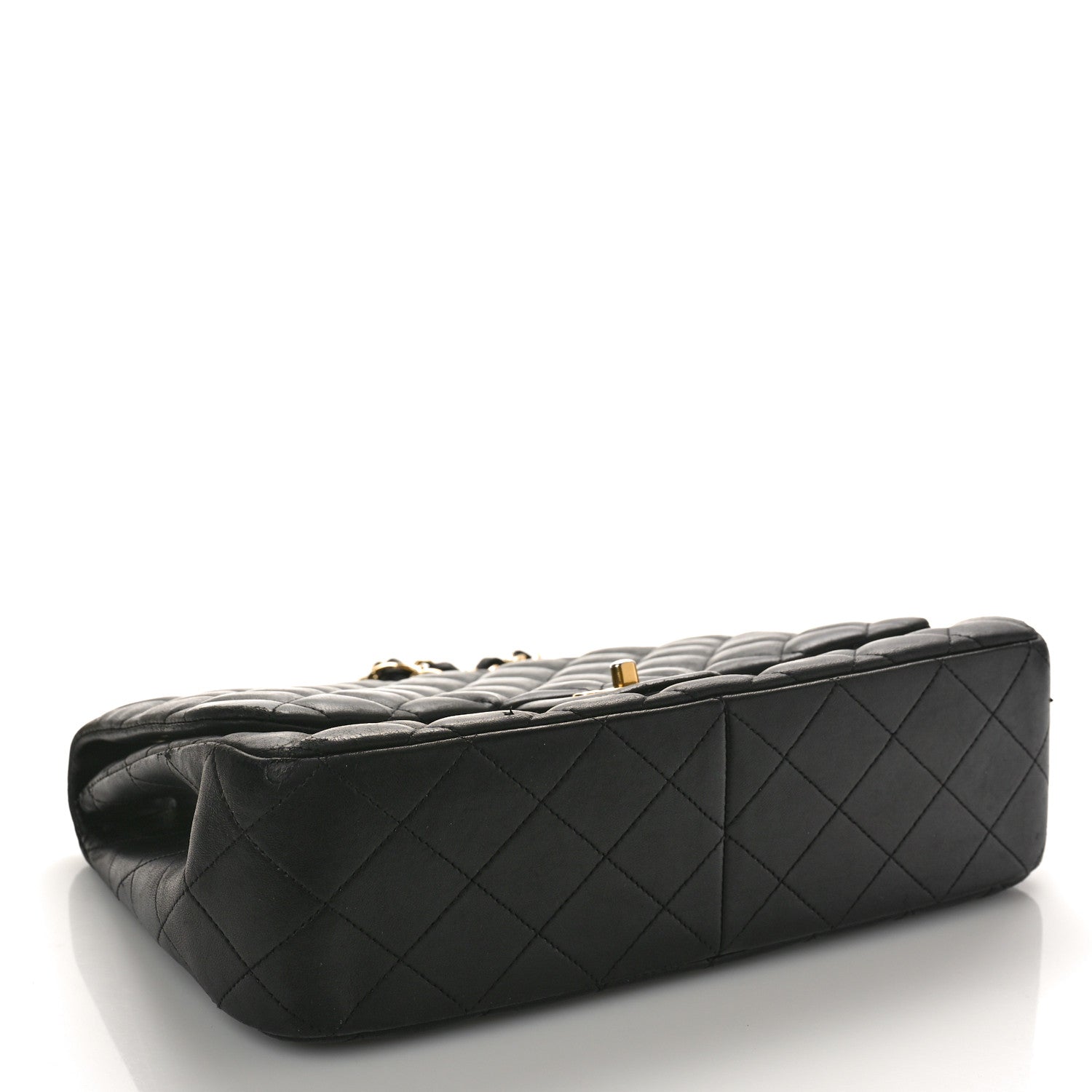 Chanel Lambskin Quilted Jumbo Single Flap Black 4 of 17