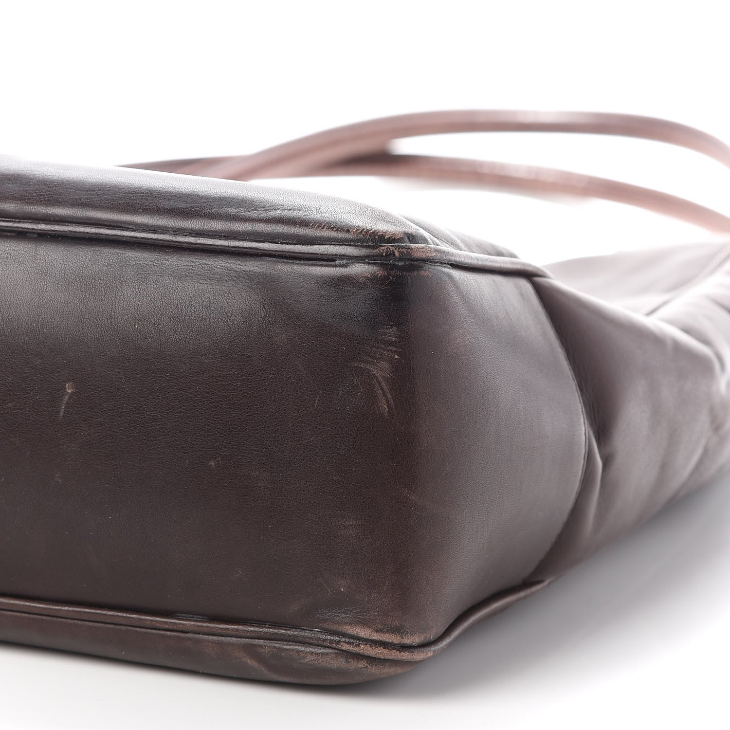 Chanel Lambskin CC Shoulder Bag Brown 9 of 11