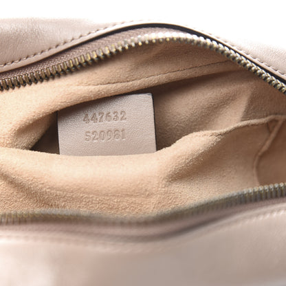 Gucci Calfskin Matelasse Small GG Marmont Chain Shoulder Bag Porcelain Rose 7 of 10