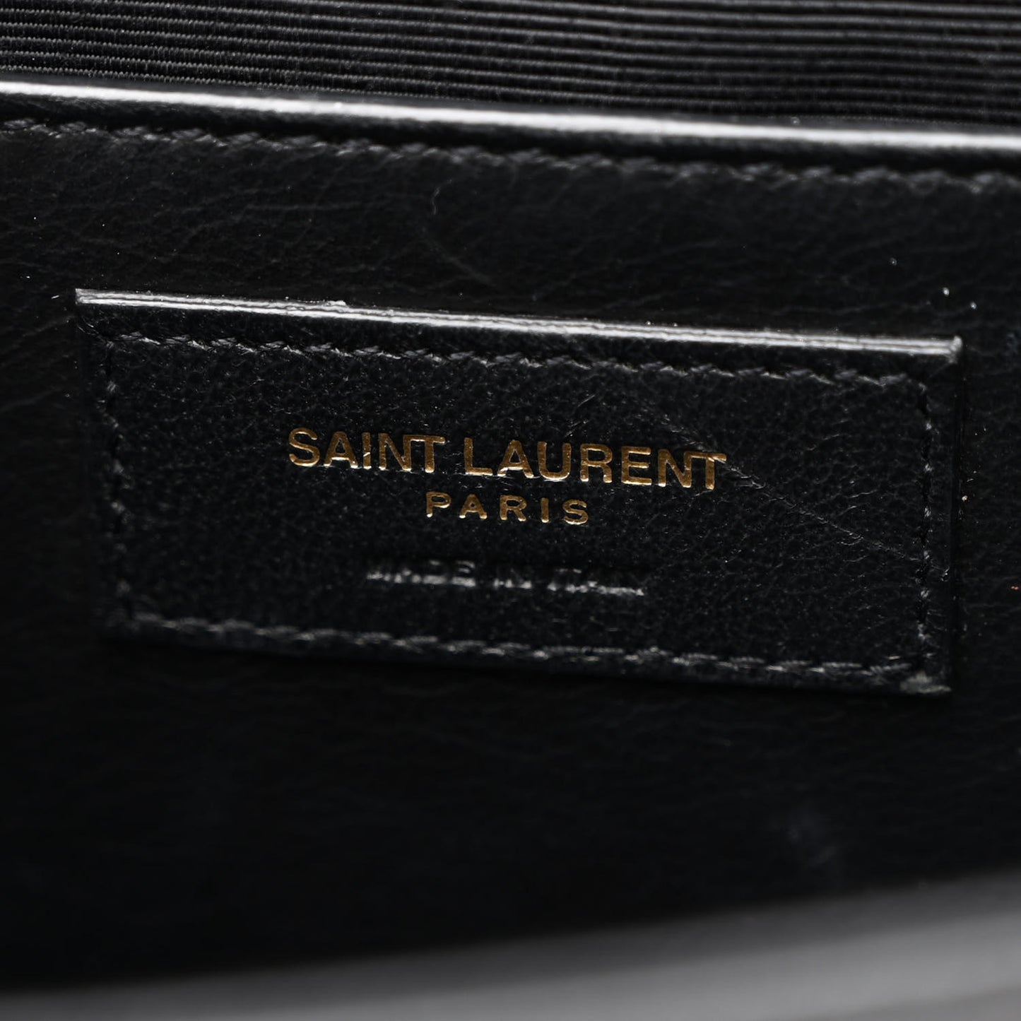 Grain De Poudre Medium Classic Monogram Kate Satchel Black
