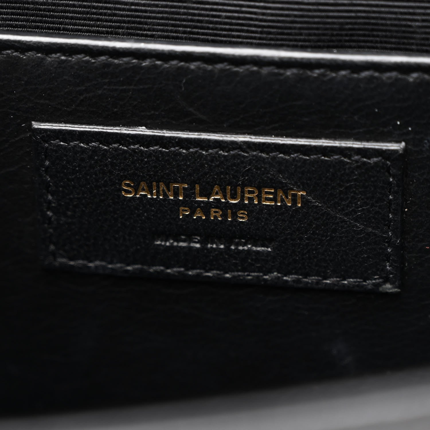Saint Laurent Grain De Poudre Medium Classic Monogram Kate Satchel Black 6 of 10