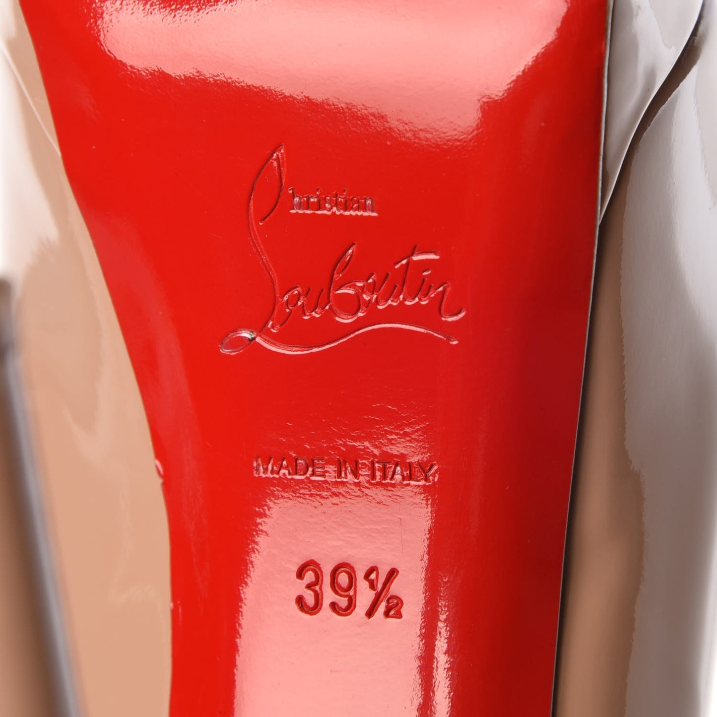 Patent Palais Royal 140 Pumps 39.5 Nude