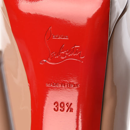 Christian Louboutin Patent Palais Royal 140 Pumps 39.5 Nude 9 of 17