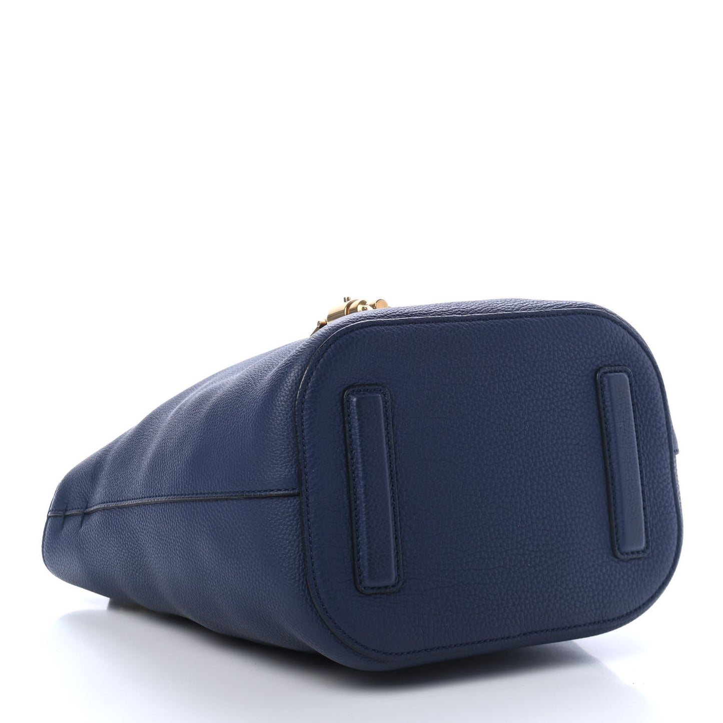 Soft Grained Calfskin Small Jackie Bucket Bag Classic Blue Marine
