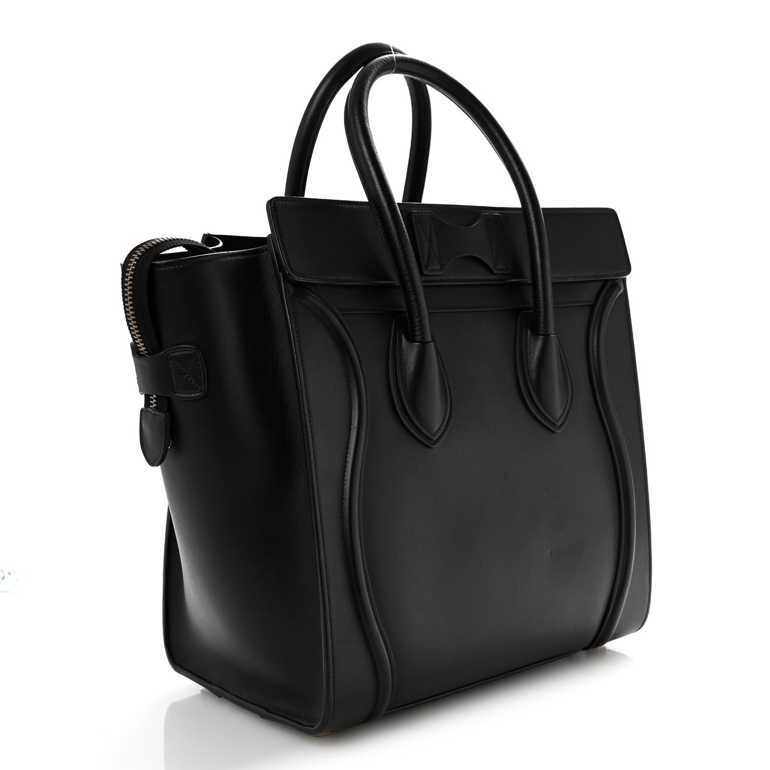 Celine Smooth Calfskin Mini Luggage Black 3 of 15