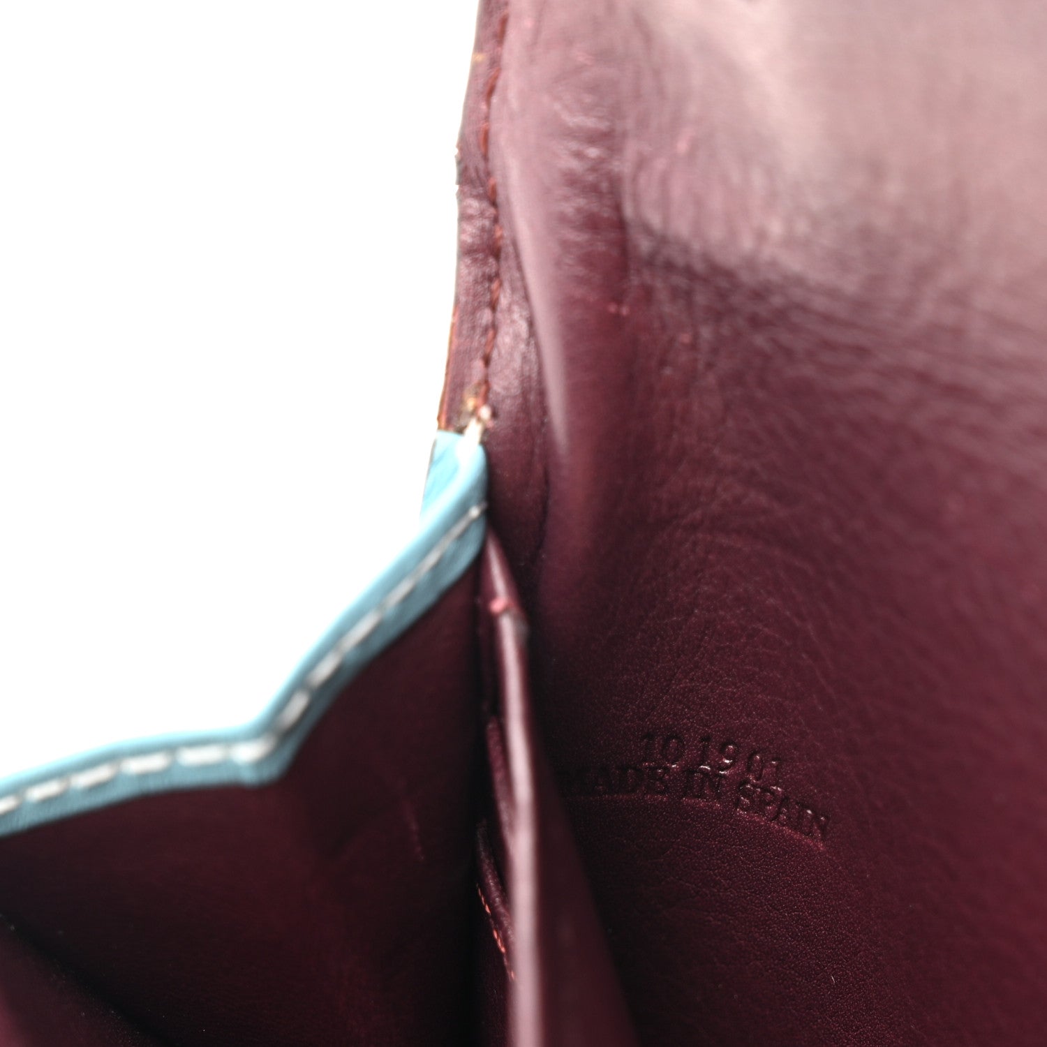 Loewe Smooth Calfskin Gate Pochette Light Blue 8 of 14