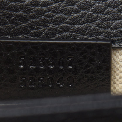 Gucci Dollar Calfskin Crystal Web Mini Dionysus Bamboo Top Handle Bag Black Black Diamond 7 of 9
