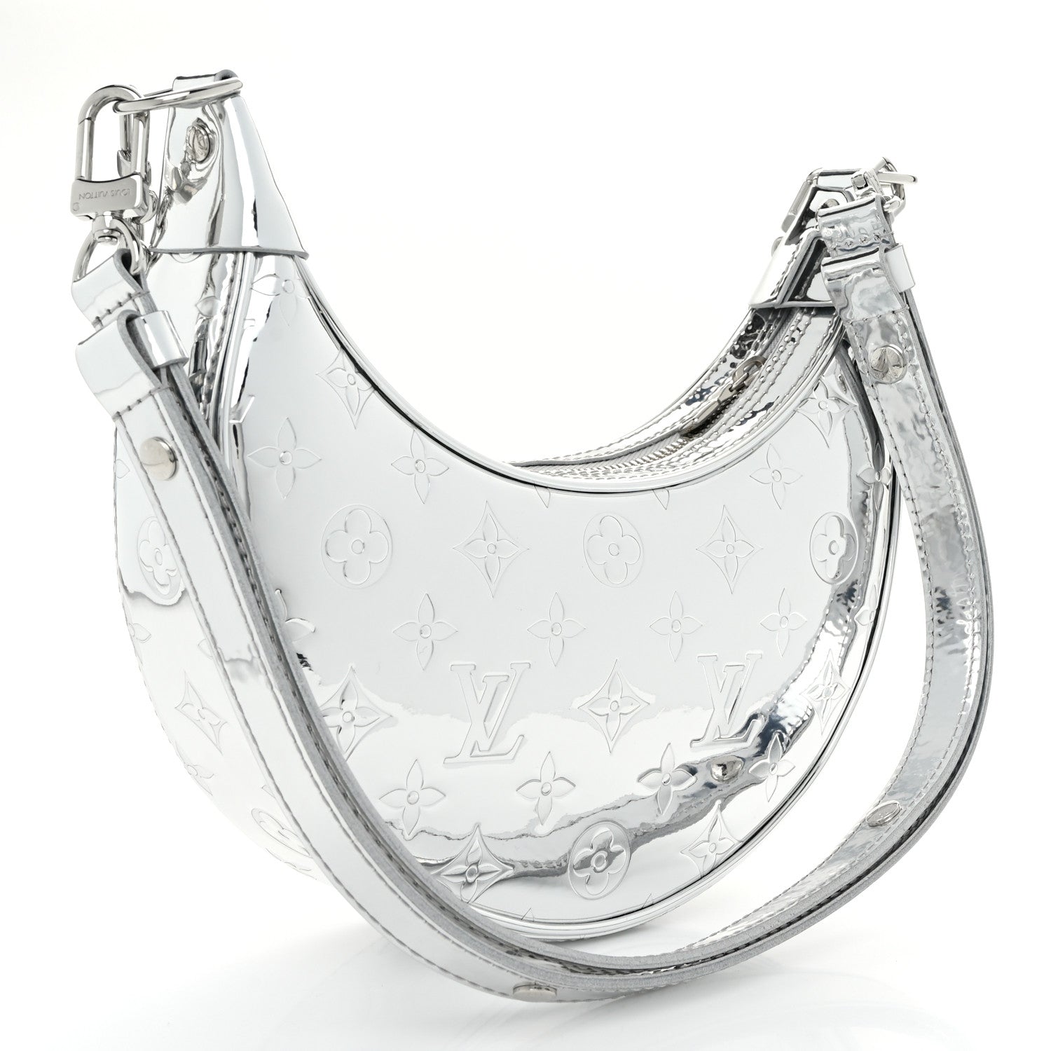 Louis Vuitton Monogram Miroir Loop PM Silver 3 of 9