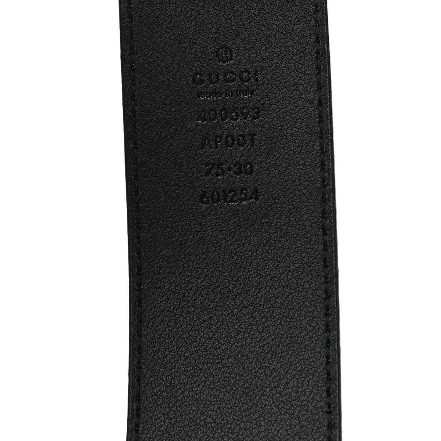 Calfskin Double G 40mm Belt 75 30 Black