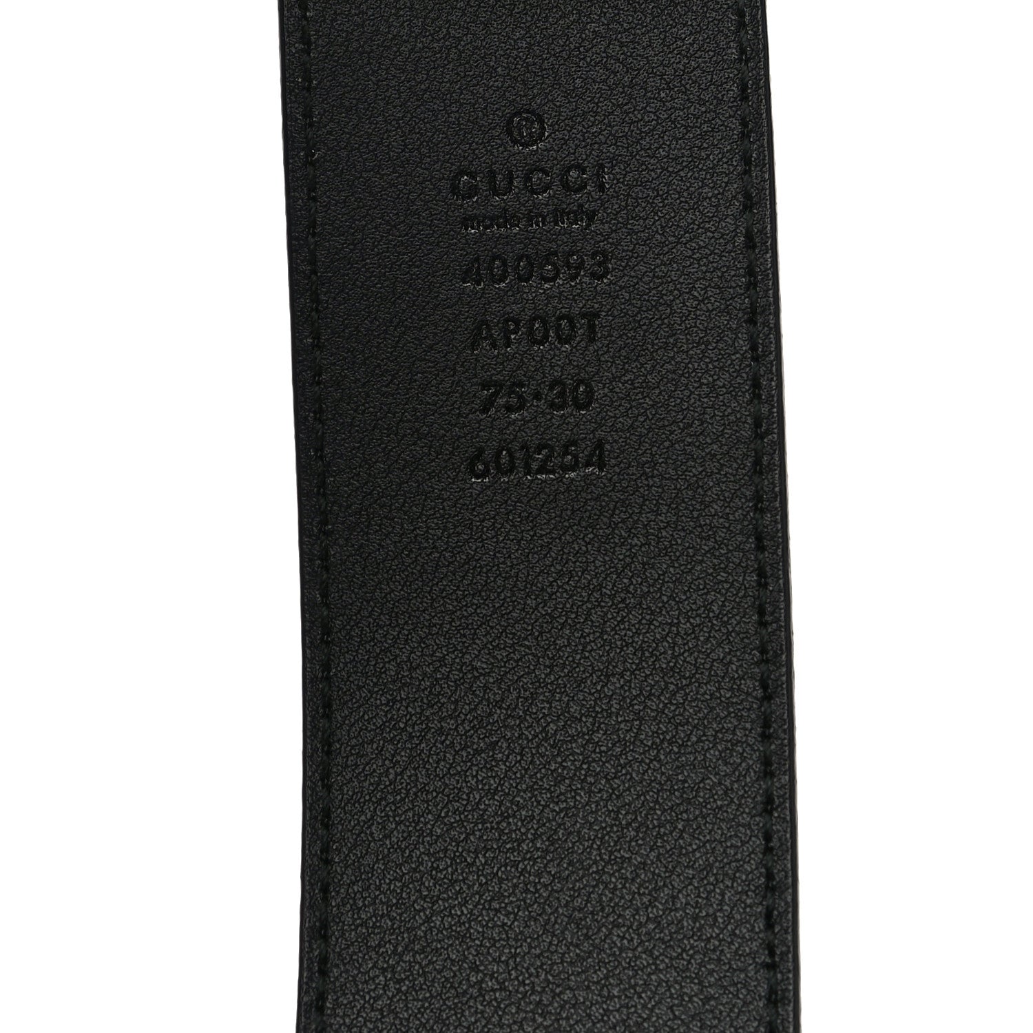 Gucci Calfskin Double G 40mm Belt 75 30 Black 4 of 11