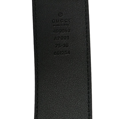 Gucci Calfskin Double G 40mm Belt 75 30 Black 4 of 11