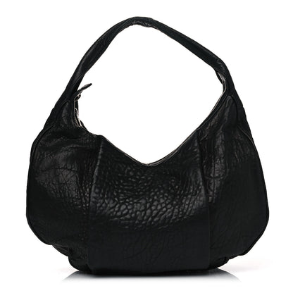 Alexander Wang Pebbled Lambskin Morgan Hobo Black Silver Hardware 1 of 15