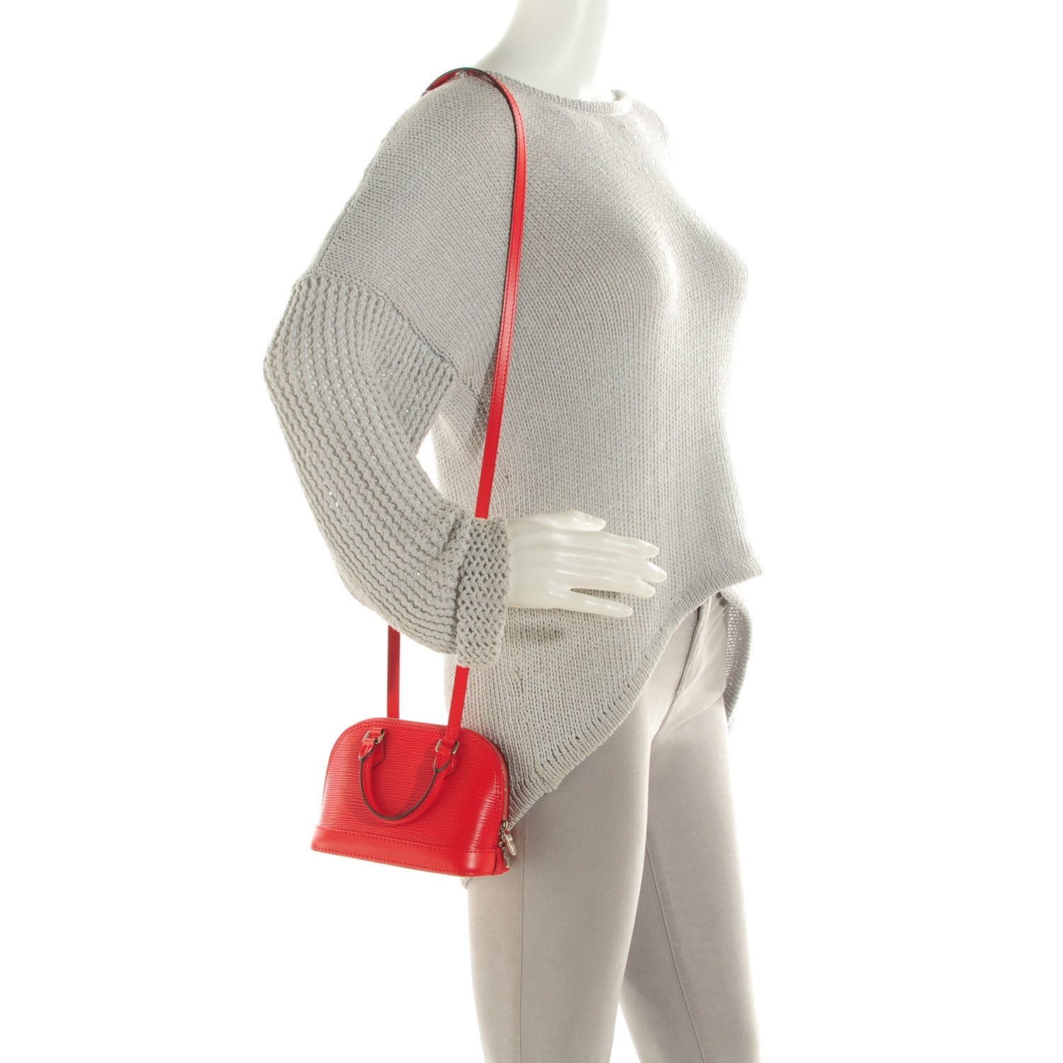 Louis Vuitton Epi Nano Alma Coquelicot 2 of 6
