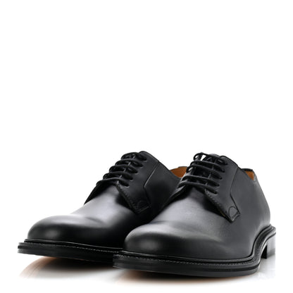 Valentino Garavani Calfskin Mens Derby Loafers 41 Black 4 of 10