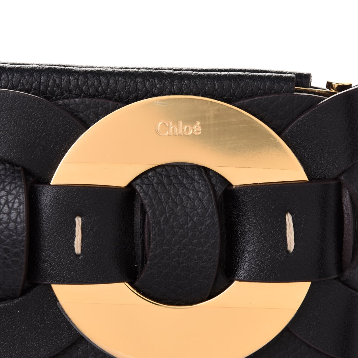Grained Calfskin Darryl Clutch Black