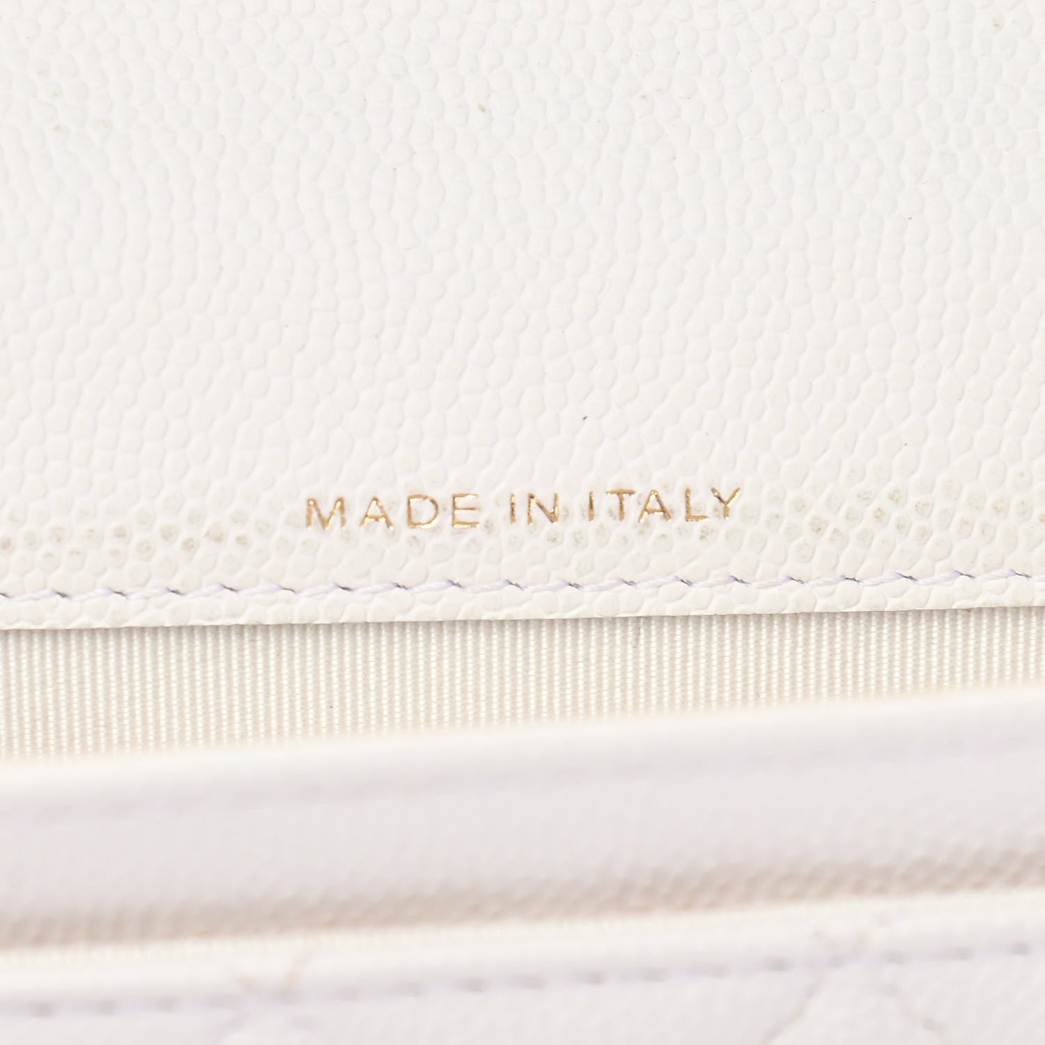 Chanel Caviar Quilted Flap Card Holder Wallet White 7 of 10