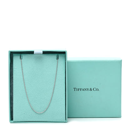 Tiffany Platinum Chain Necklace 18" 6 of 6