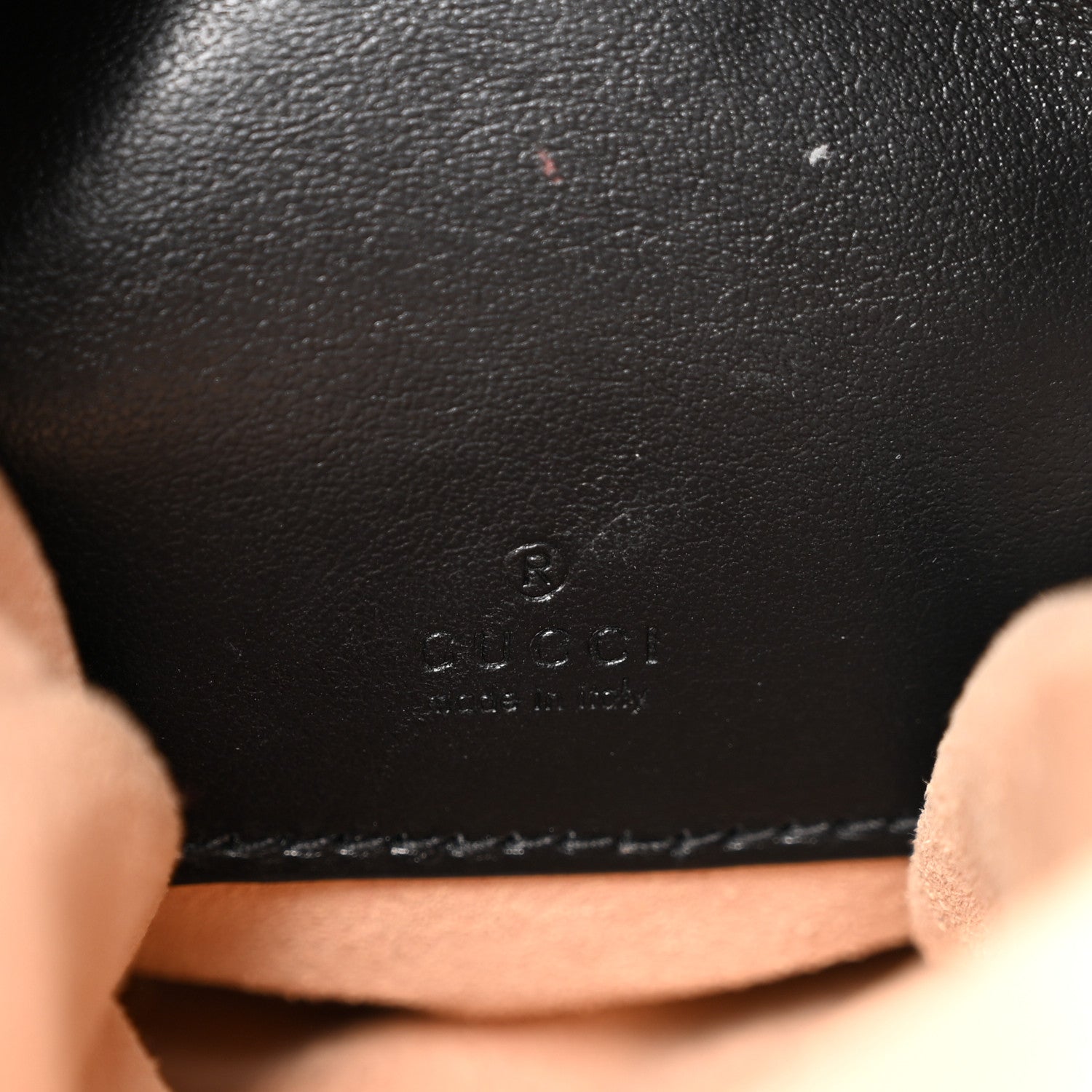 Gucci Calfskin Matelasse Mini GG Marmont Crossbody Bag Black 6 of 11