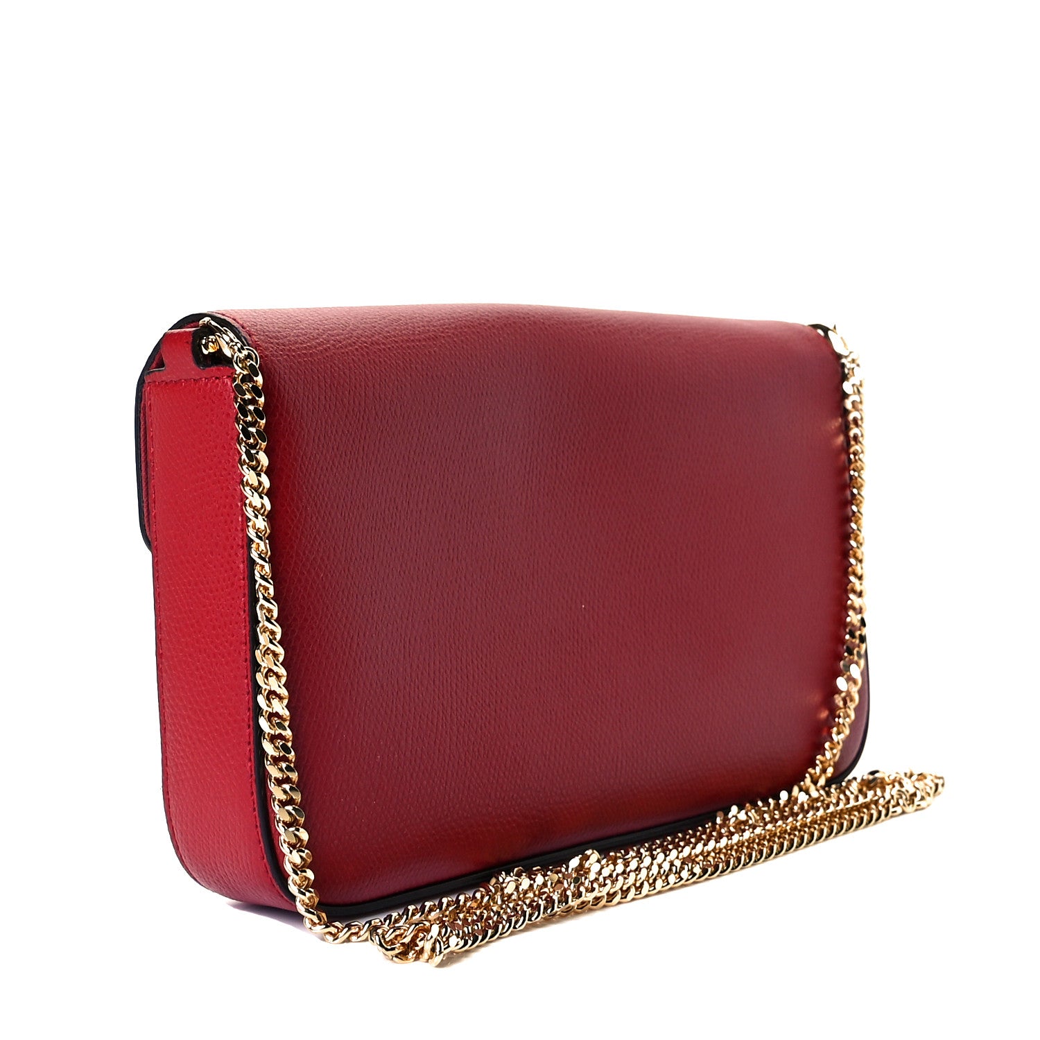 Fendi Vitello Cruise F is Fendi Envelope Wallet on Chain with Pouches Fragola 2 of 7
