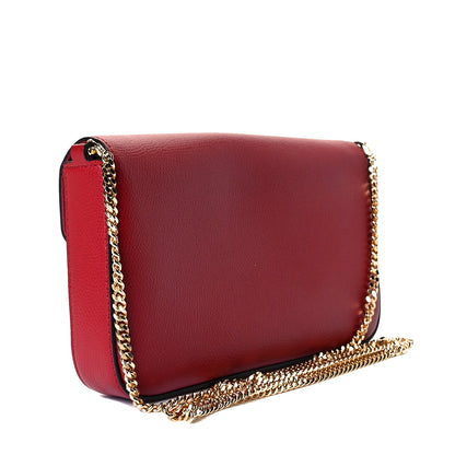Fendi Vitello Cruise F is Fendi Envelope Wallet on Chain with Pouches Fragola 2 of 7