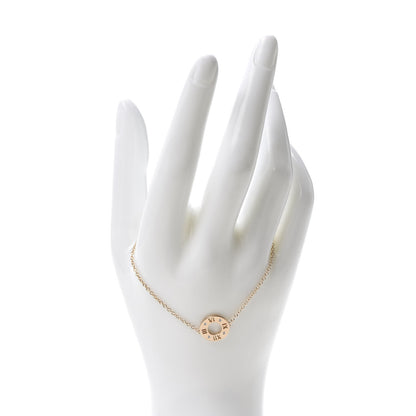 Tiffany 18K Rose Gold Diamond Atlas Pierced Bracelet 2 of 5