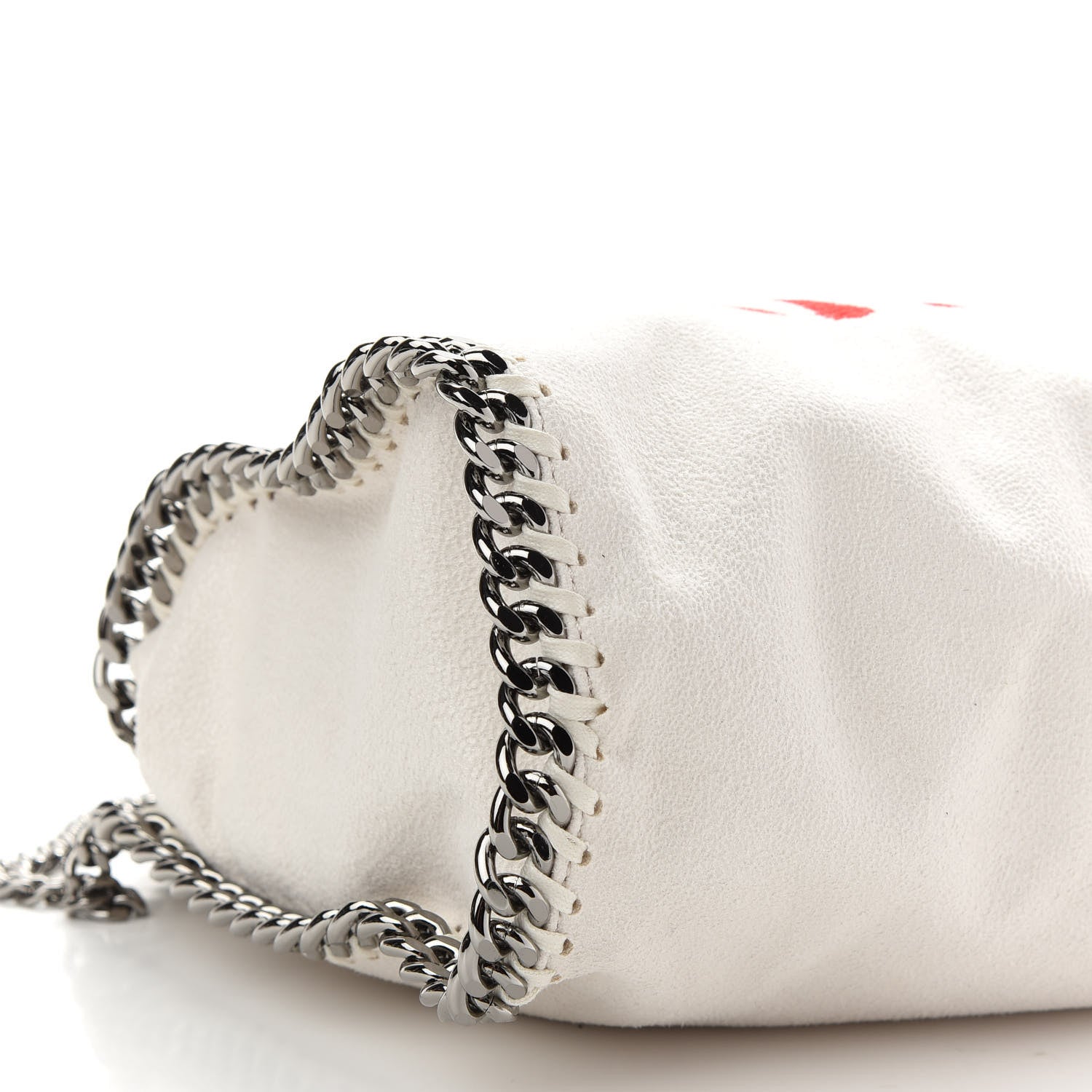 Stella McCartney Shaggy Deer Embroidered Ed Curtis Falabella Mini Tote Chalk 10 of 11