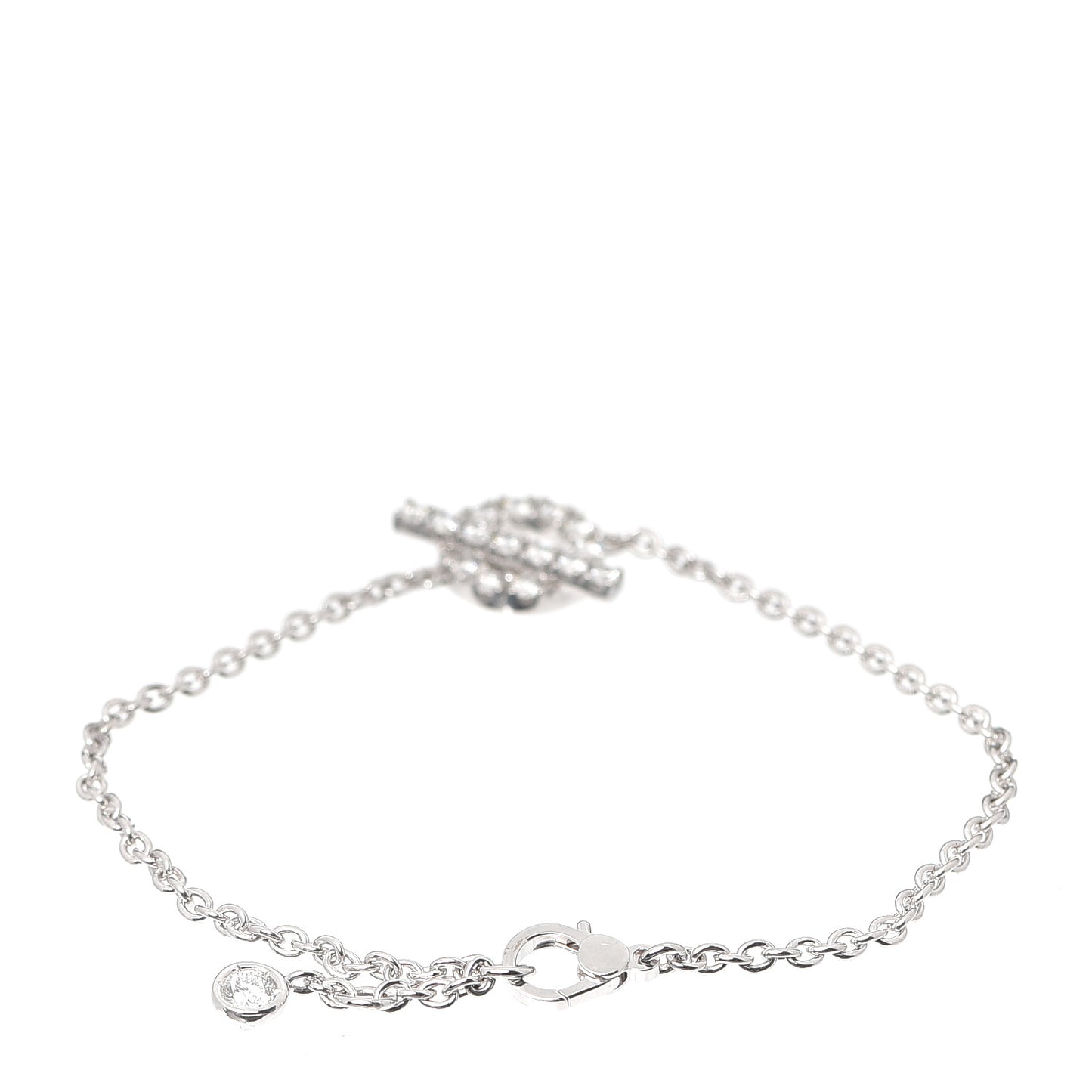 18K White Gold Diamond Finesse Bracelet ST