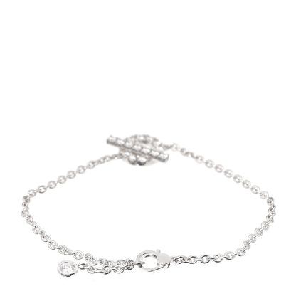 Hermes 18K White Gold Diamond Finesse Bracelet ST 3 of 6