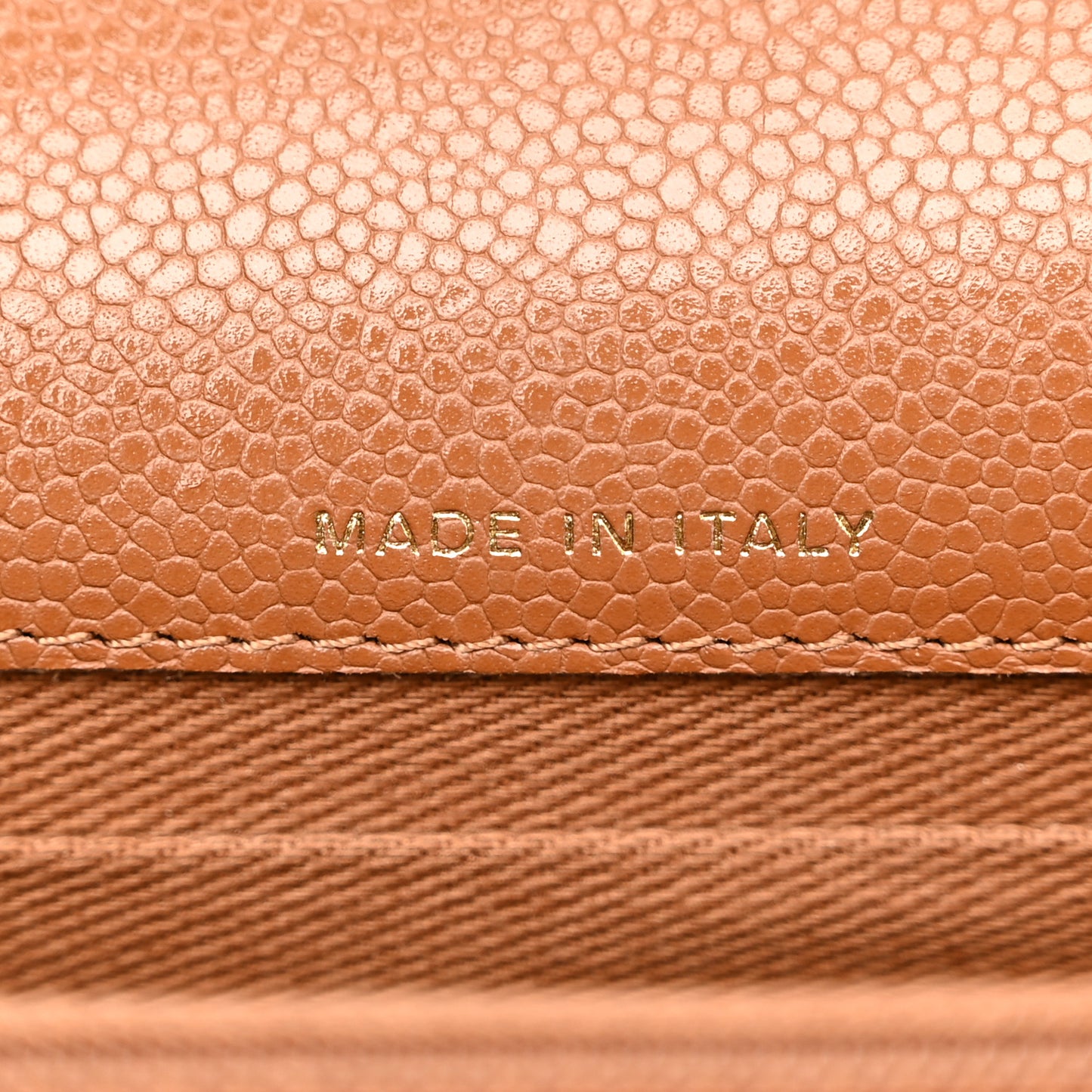 Caviar Quilted Business Affinity Clutch With Chain Flap Camel