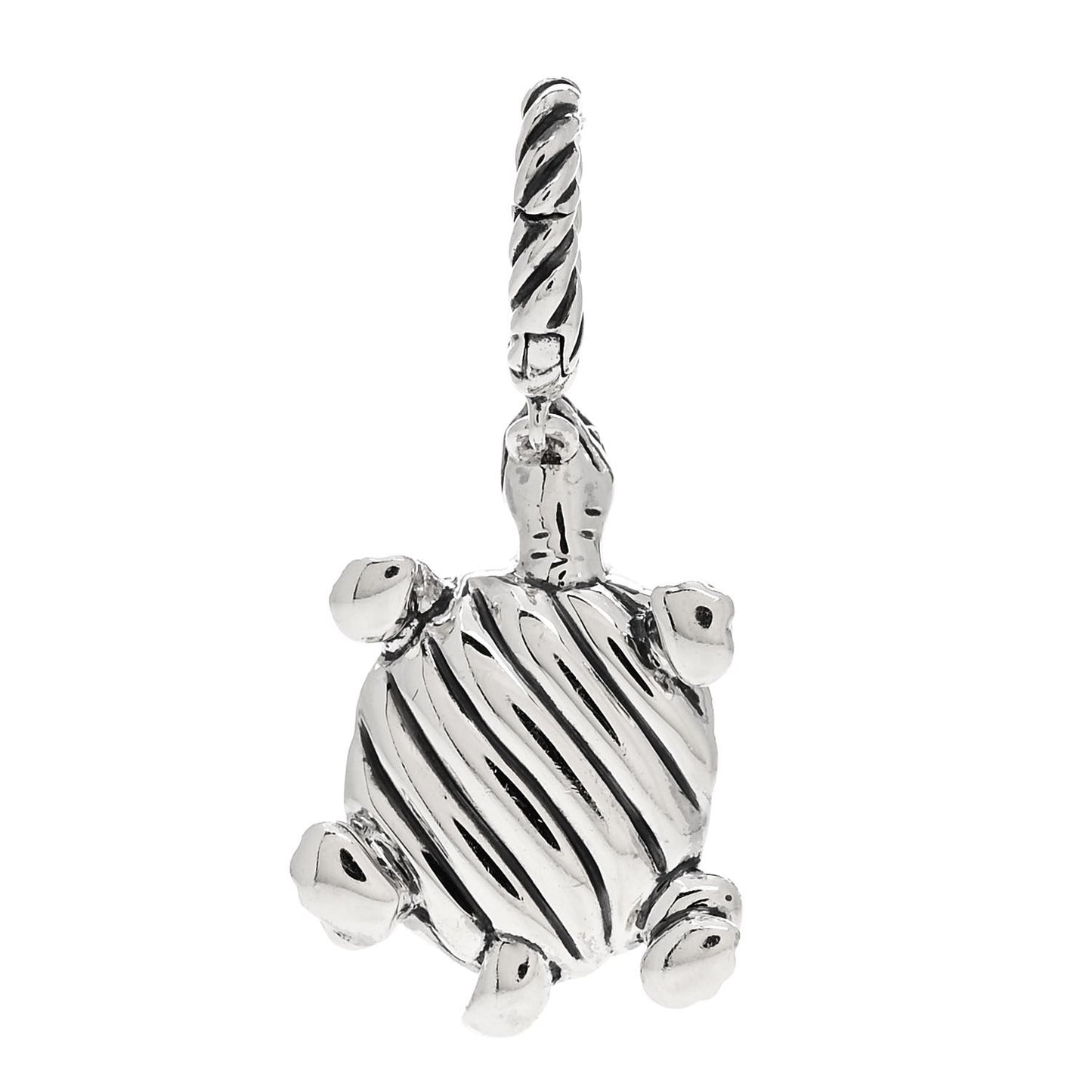 Sterling Silver Turtle Enhancer Pendant