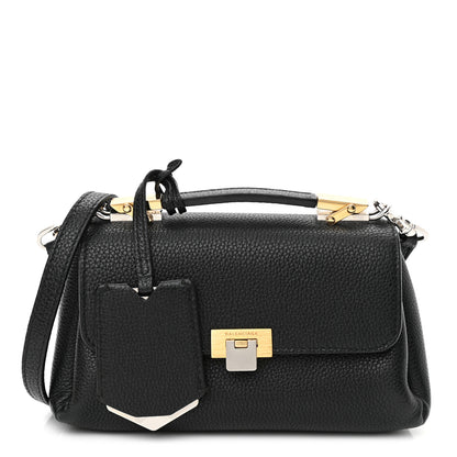 Balenciaga Grained Calfskin Le Dix Nano Soft Cartable Black 1 of 11