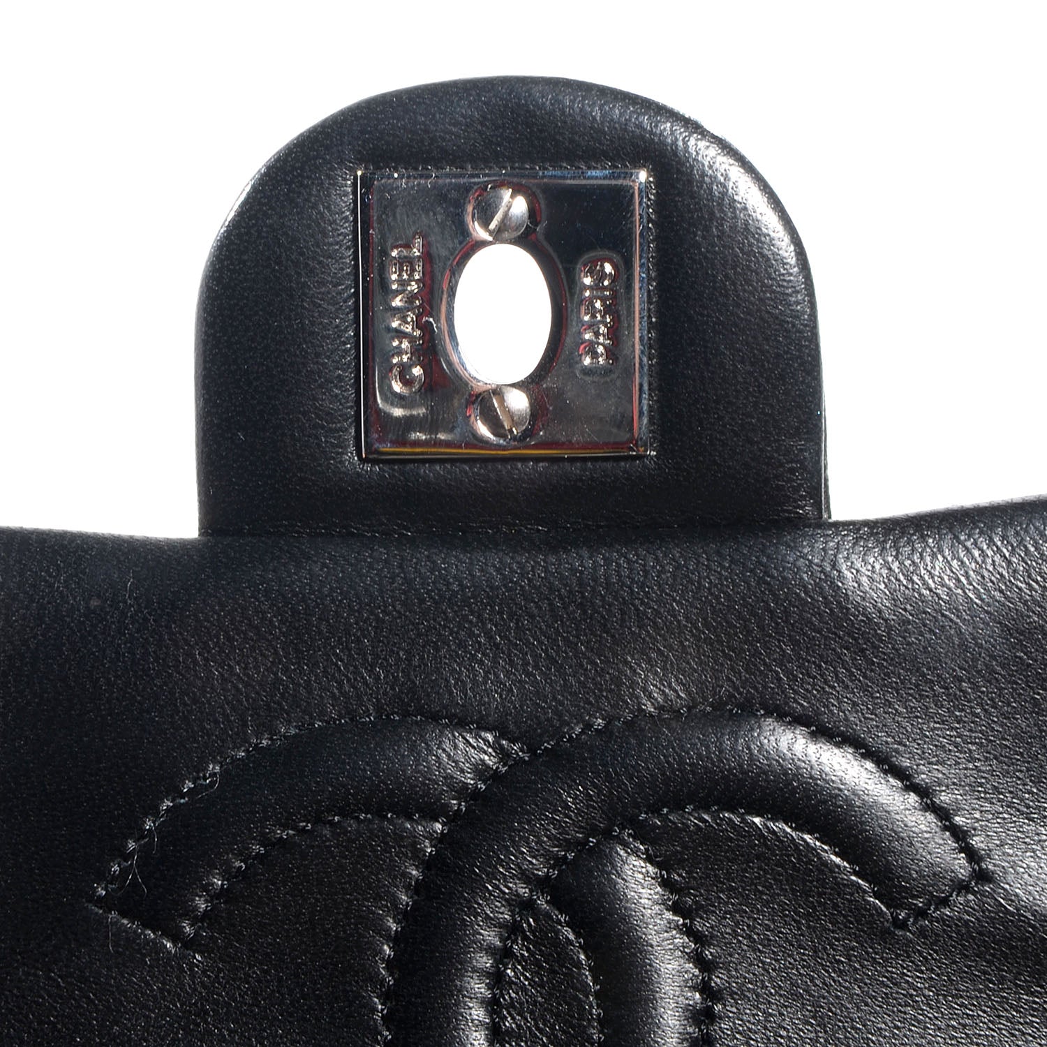 Chanel Lambskin Mini Square Flap Black 6 of 9