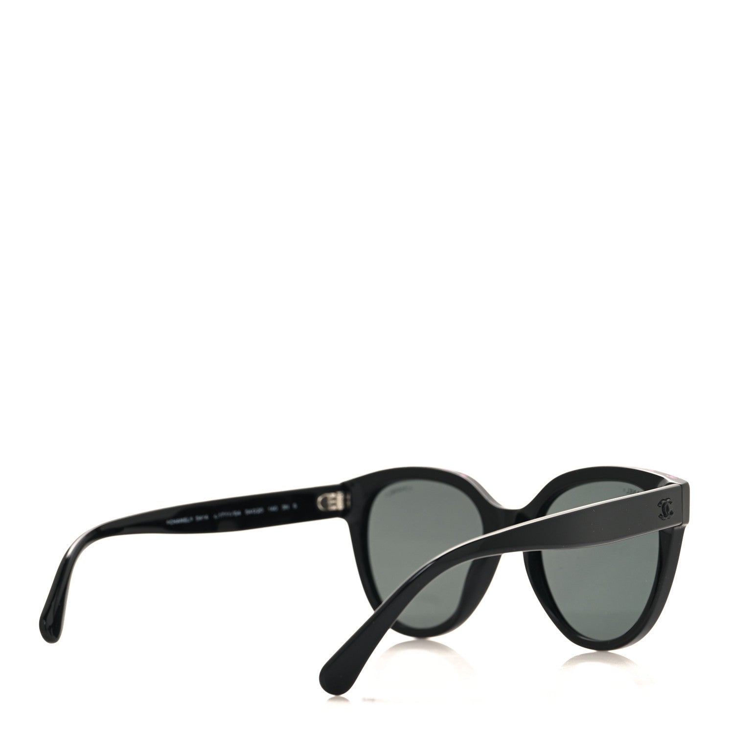 Chanel Acetate CC Butterfly Sunglasses 5414 Black Pink 4 of 7