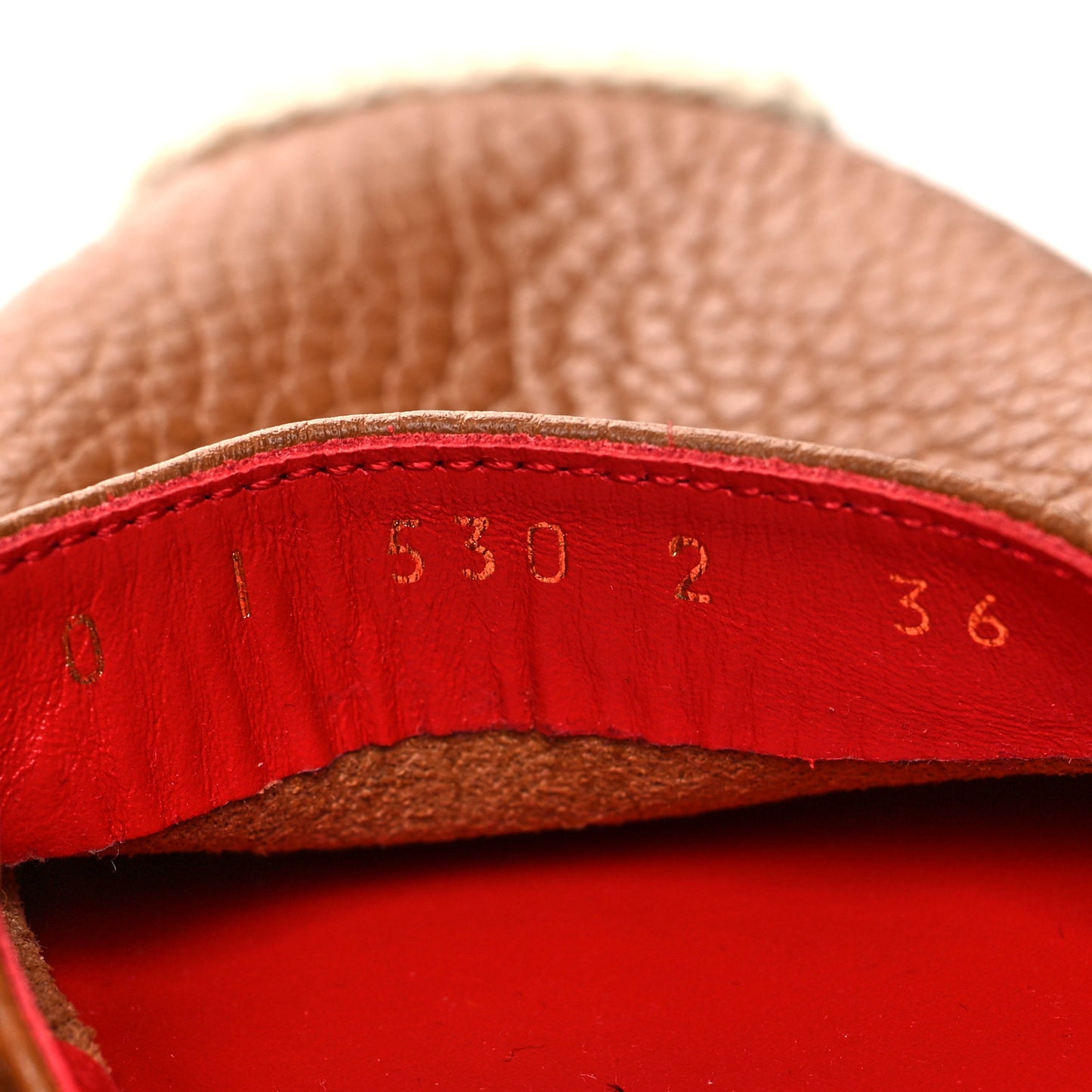 Grained Calfskin Rockstud Ankle Wrap Espadrille Flats 36 Cognac